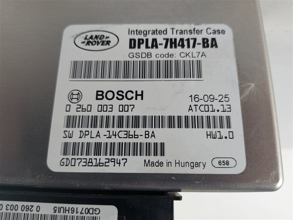 Thumbnail 9: 2016 RANGE ROVER (L405) AWD 4WD TRANSFER CASE CONTROL MODULE COMPUTER UNIT