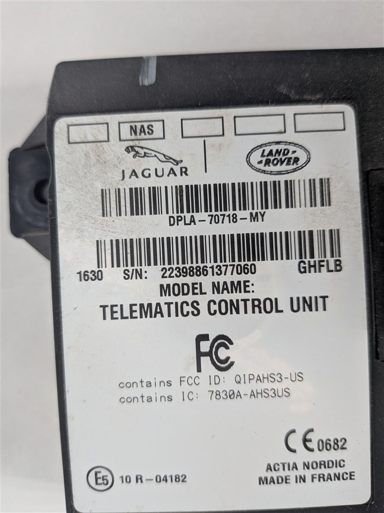 Thumbnail 9: 2016 RANGE ROVER (L405) TELEMATICS COMMUNICATION CONTROL MODULE COMPUTER UNIT