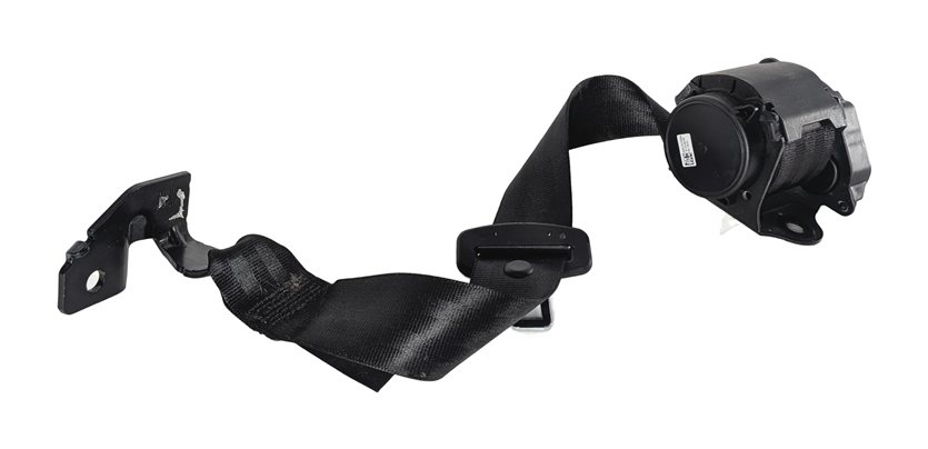 2016 RANGE ROVER (L405) REAR CENTER 2ND ROW SEAT SEATBELT RETRACTOR (Black)