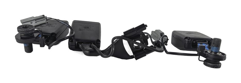 Thumbnail 5: 2016 RANGE ROVER (L405) REAR LEFT CENTER RIGHT SEATBELT BUCKLE SET/3 (Black)