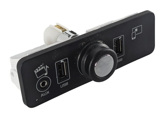 2016 RANGE ROVER (L405) CENTER CONSOLE DUAL USB AUX 12V POWER OUTLET PORT PANEL