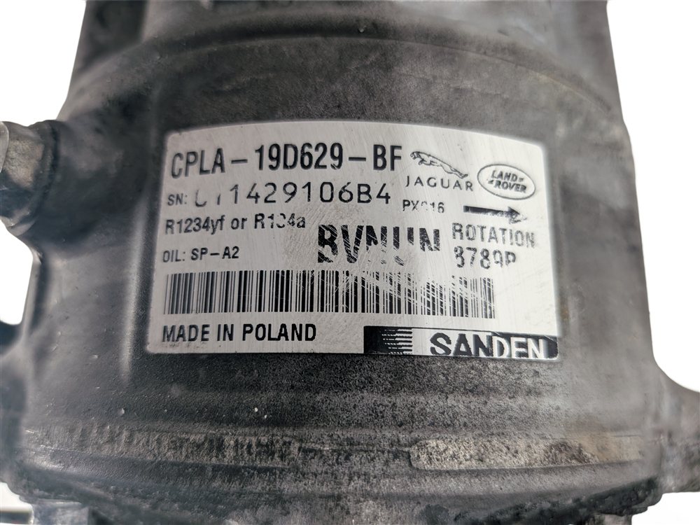Thumbnail 8: 10-20 JAGUAR XE XF XJ LR4 RANGE ROVER SPORT (L320 L322 L405 L494) A/C COMPRESSOR