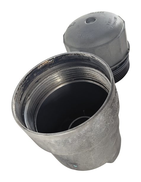 Thumbnail 2: 13-17 RANGE ROVER SPORT L405 L494 5.0L SUPER AJ133 ENGINE OIL FILTER HOUSING CAP