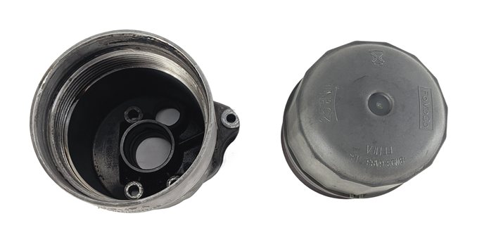 Thumbnail 6: 13-17 RANGE ROVER SPORT L405 L494 5.0L SUPER AJ133 ENGINE OIL FILTER HOUSING CAP