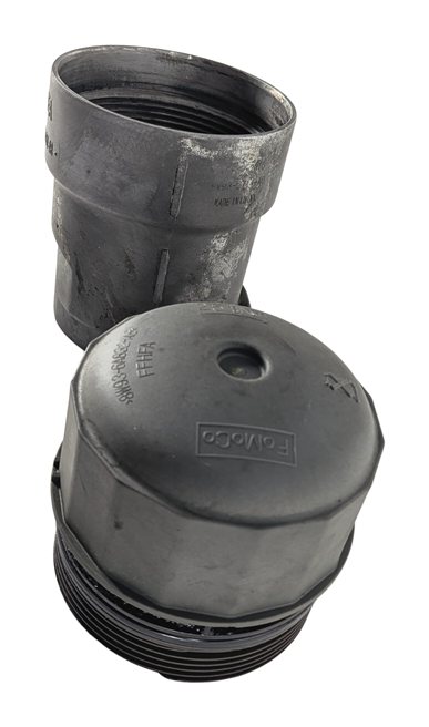 Thumbnail 7: 13-17 RANGE ROVER SPORT L405 L494 5.0L SUPER AJ133 ENGINE OIL FILTER HOUSING CAP