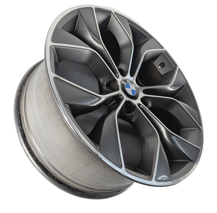 Thumbnail 4: 2015-2018 BMW X3 X4 (F25 F26) 19X8.5 5 ET38 Y SPOKE ALLOY WHEEL RIM OEM