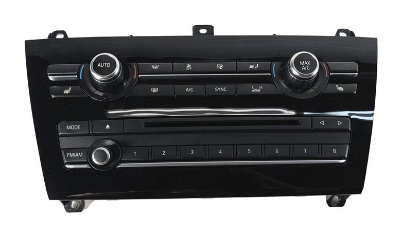 Thumbnail 3: 2015-2018 BMW X3 X4 (F25 F26) FRONT A/C HEATER TEMPERATURE RADIO CONTROL PANEL