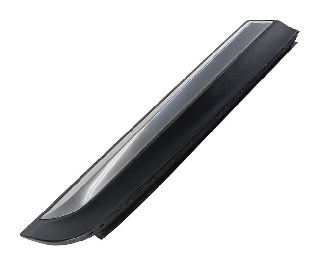 15-17 BMW X3 F25 REAR RIGHT LOWER DOOR MOULDING X-LINE BRUSHED ALUMINUM (Black)