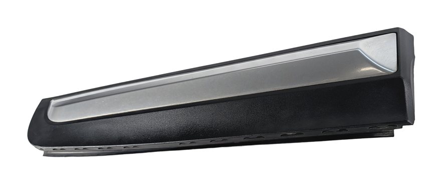 Thumbnail 4: 15-17 BMW X3 F25 REAR RIGHT LOWER DOOR MOULDING X-LINE BRUSHED ALUMINUM (Black)