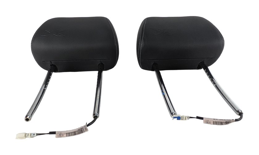 Thumbnail 2: 11-17 BMW X3 (F25) FRONT LEFT & RIGHT COMFORT SEAT HEADREST SET 2 (Black)