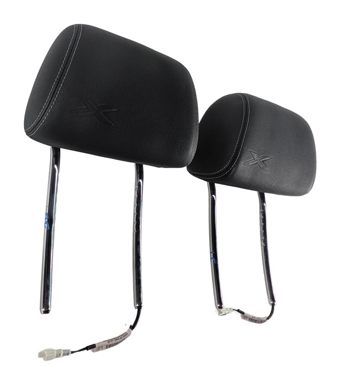 Thumbnail 4: 11-17 BMW X3 (F25) FRONT LEFT & RIGHT COMFORT SEAT HEADREST SET 2 (Black)