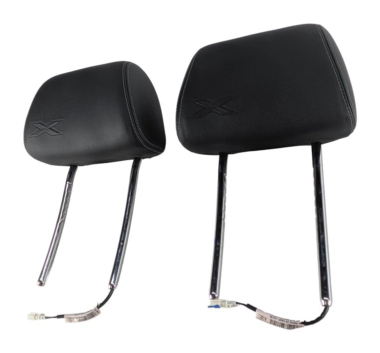 Thumbnail 5: 11-17 BMW X3 (F25) FRONT LEFT & RIGHT COMFORT SEAT HEADREST SET 2 (Black)