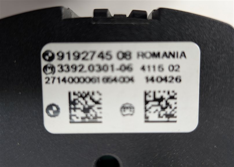 Thumbnail 10: 10-19 BMW 5 6 7 X3 X4 SERIES (F01 F07 F10 F06) HEADLIGHT FOG LIGHT SWITCH