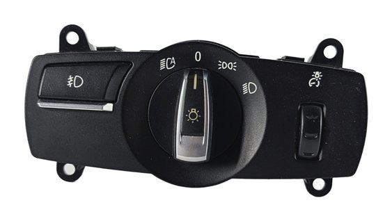 Thumbnail 2: 10-19 BMW 5 6 7 X3 X4 SERIES (F01 F07 F10 F06) HEADLIGHT FOG LIGHT SWITCH
