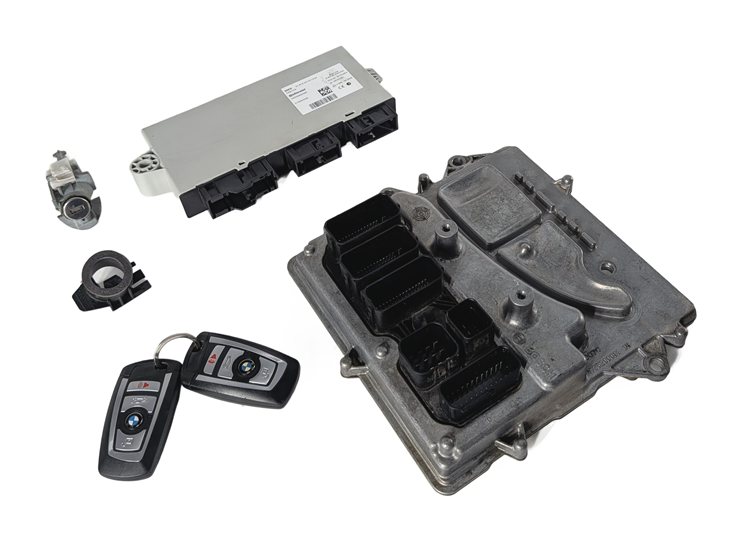 2014-2017 BMW X3 535I (F25 F10) 3.0L (N55) DME CAS4 GATEWAY KEY IMMOBILIZER SET