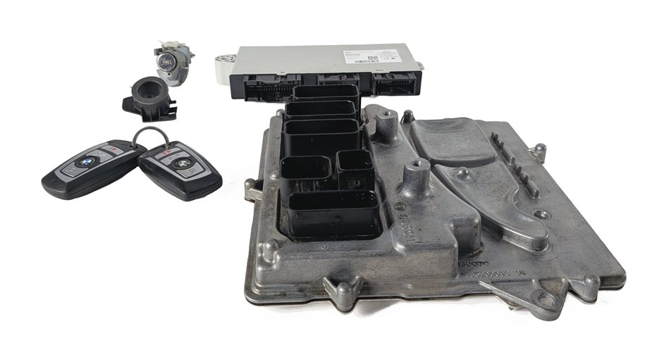 Thumbnail 2: 2014-2017 BMW X3 535I (F25 F10) 3.0L (N55) DME CAS4 GATEWAY KEY IMMOBILIZER SET