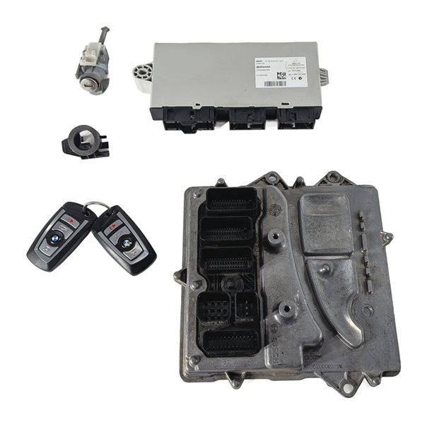 Thumbnail 3: 2014-2017 BMW X3 535I (F25 F10) 3.0L (N55) DME CAS4 GATEWAY KEY IMMOBILIZER SET
