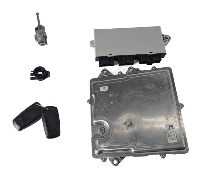 Thumbnail 7: 2014-2017 BMW X3 535I (F25 F10) 3.0L (N55) DME CAS4 GATEWAY KEY IMMOBILIZER SET