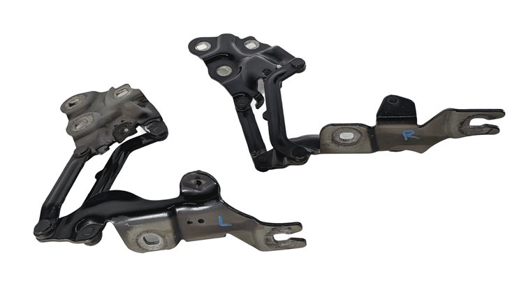 2011-2018 BMW X3 X4 (F25 F26) FRONT LEFT & RIGHT HOOD HINGE SET 2 (Black)