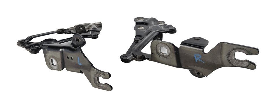 Thumbnail 2: 2011-2018 BMW X3 X4 (F25 F26) FRONT LEFT & RIGHT HOOD HINGE SET 2 (Black)