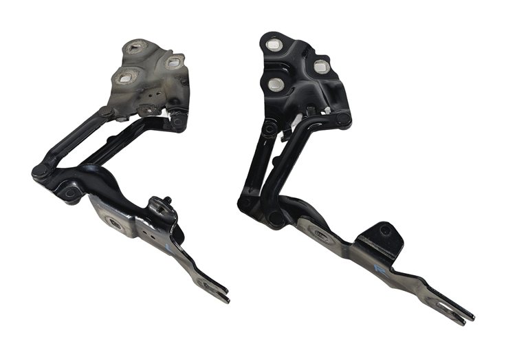 Thumbnail 3: 2011-2018 BMW X3 X4 (F25 F26) FRONT LEFT & RIGHT HOOD HINGE SET 2 (Black)
