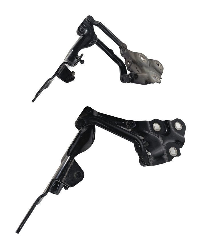 Thumbnail 4: 2011-2018 BMW X3 X4 (F25 F26) FRONT LEFT & RIGHT HOOD HINGE SET 2 (Black)