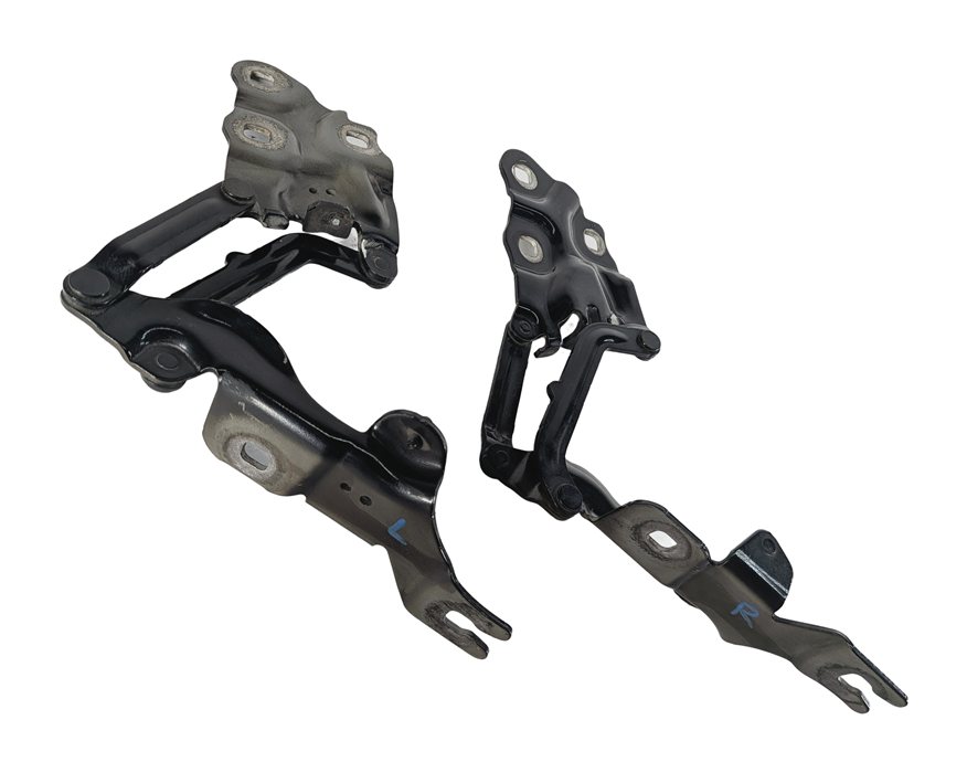 Thumbnail 5: 2011-2018 BMW X3 X4 (F25 F26) FRONT LEFT & RIGHT HOOD HINGE SET 2 (Black)