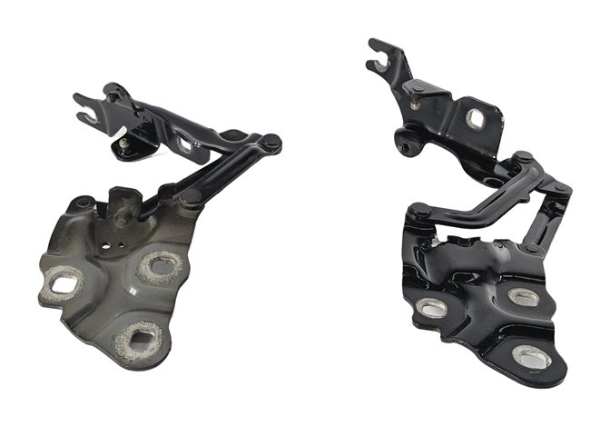 Thumbnail 6: 2011-2018 BMW X3 X4 (F25 F26) FRONT LEFT & RIGHT HOOD HINGE SET 2 (Black)