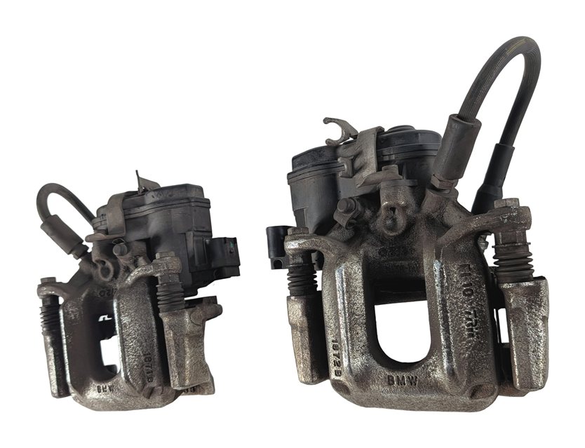 Thumbnail 4: 2011-2018 BMW X3 X4 (F25 F26) REAR LEFT DRIVER DISC BRAKE CALIPER w/ ACTUATOR