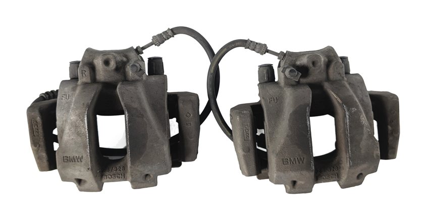 Thumbnail 3: 2011-2018 BMW X3 X4 (F25 F26) FRONT LEFT/RIGHT DISC BRAKE CALIPERS SET/2