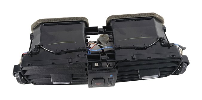 Thumbnail 3: 2015 BMW X3 (F25) FRONT CENTER DASH HEAT AIR AC VENT w/HAZARD SWITCH (Black)