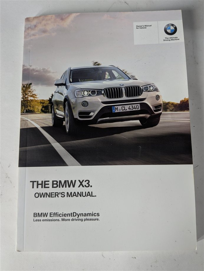 Thumbnail 6: 2015 BMW X3 (F25) 3.0L OWNER'S MANUAL USER GUIDE BOOK BOOKLET w/CASE SET/7