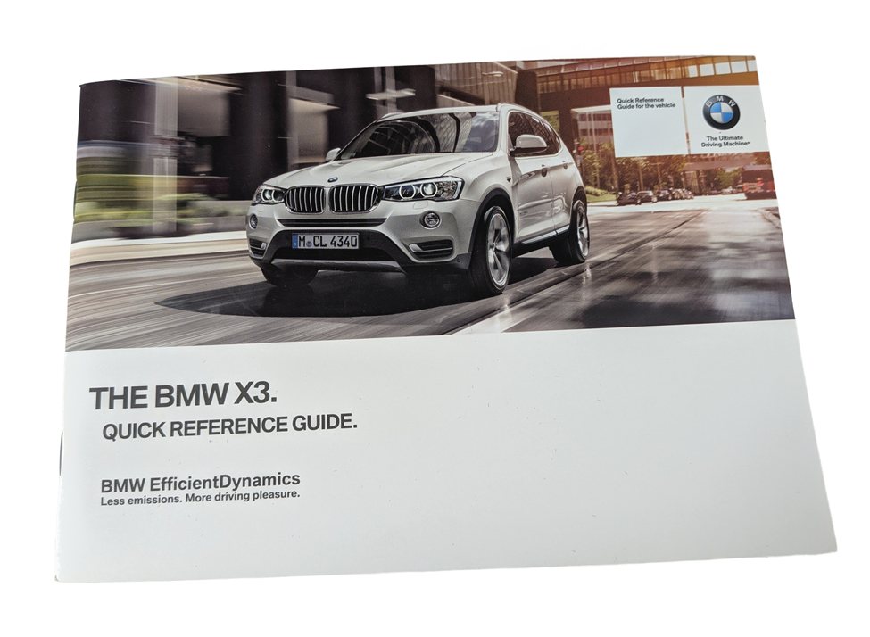 Thumbnail 7: 2015 BMW X3 (F25) 3.0L OWNER'S MANUAL USER GUIDE BOOK BOOKLET w/CASE SET/7