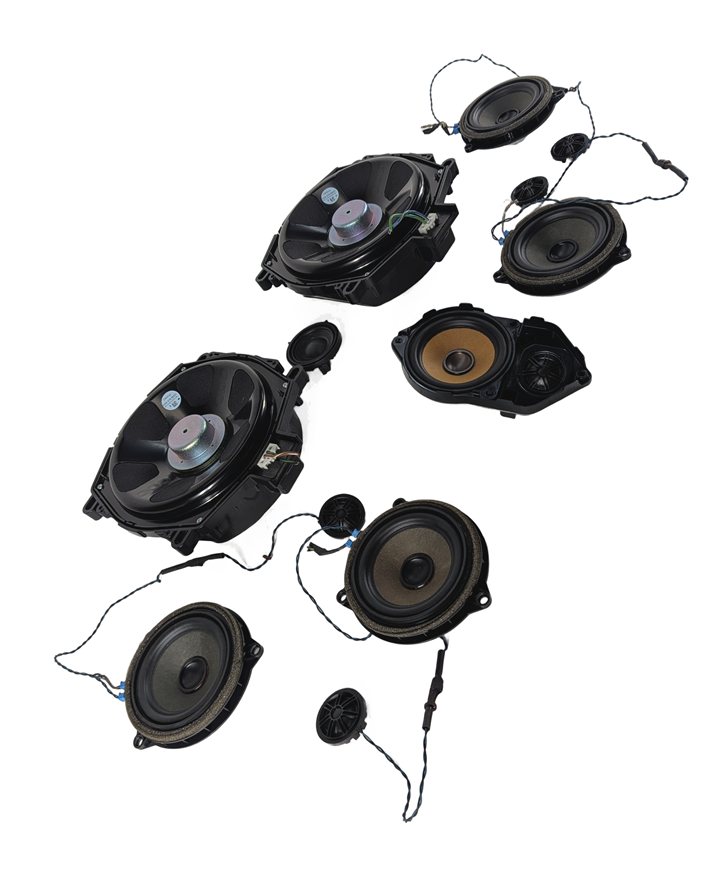 2015 BMW X3 F25 HIFI RADIO STEREO AUDIO SOUND SUBWOOFER TWEETER SPEAKER SET/12