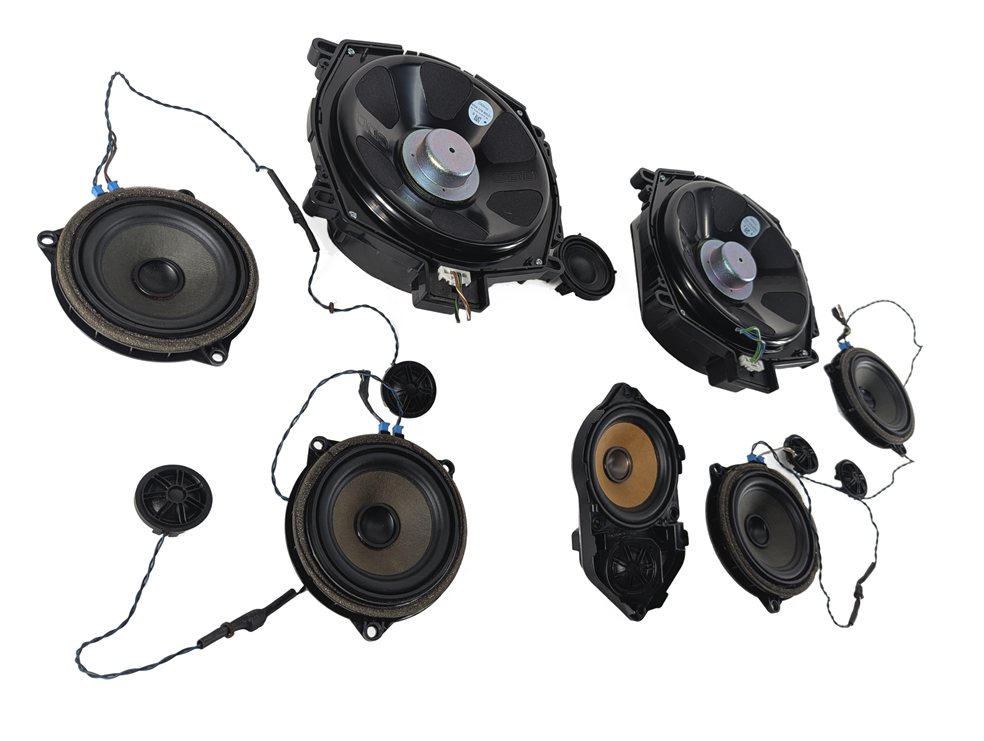 Thumbnail 4: 2015 BMW X3 F25 HIFI RADIO STEREO AUDIO SOUND SUBWOOFER TWEETER SPEAKER SET/12