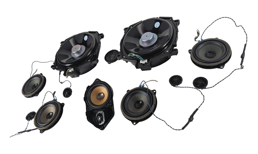 Thumbnail 5: 2015 BMW X3 F25 HIFI RADIO STEREO AUDIO SOUND SUBWOOFER TWEETER SPEAKER SET/12