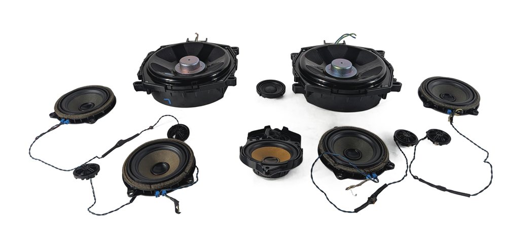 Thumbnail 6: 2015 BMW X3 F25 HIFI RADIO STEREO AUDIO SOUND SUBWOOFER TWEETER SPEAKER SET/12