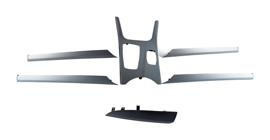 Thumbnail 3: 2015 BMW X3 F25 INTERIOR DOOR DASH CENTER CONSOLE TRIM SET/6 (Brushed Aluminum)