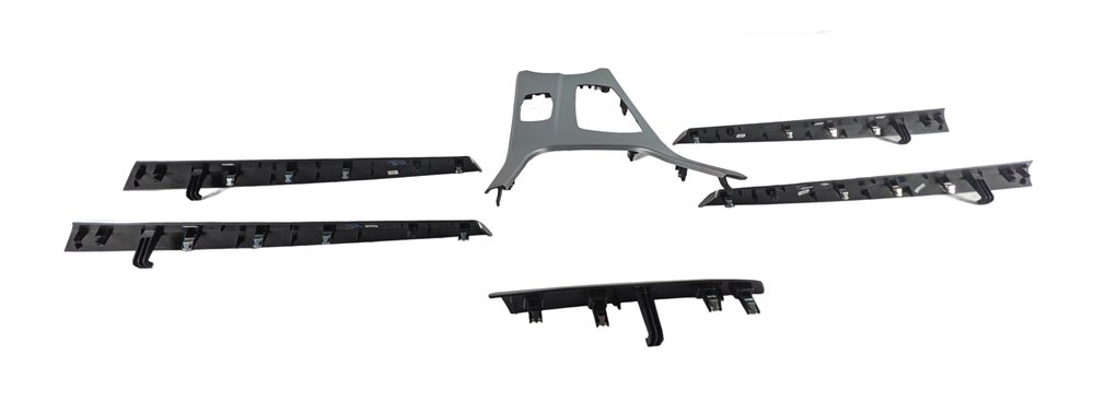 Thumbnail 7: 2015 BMW X3 F25 INTERIOR DOOR DASH CENTER CONSOLE TRIM SET/6 (Brushed Aluminum)
