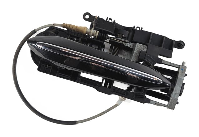 Thumbnail 2: 2009-2018 BMW 5 7 SERIES (F01 F02 F10) REAR LEFT COMFORT DOOR HANDLE (Black)