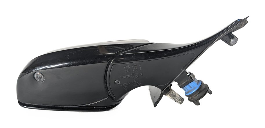Thumbnail 8: 11-12 BMW 528i 535i 550i (F10) RIGHT P-FOLD AUTODIM CAMERA DOOR MIRROR (Black)