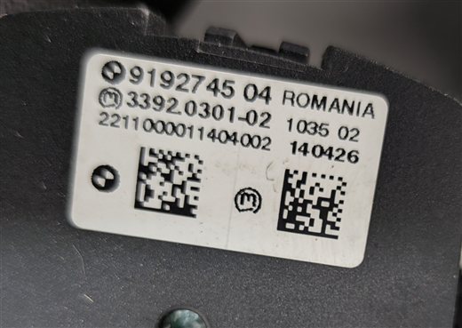 Thumbnail 9: 10-19 BMW 5 6 7 X3 X4 SERIES (F01 F07 F10 F06) HEADLIGHT FOG LIGHT SWITCH