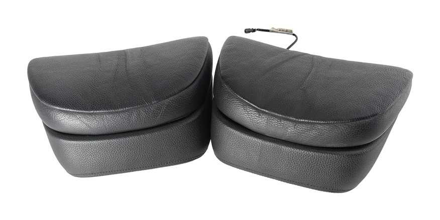 Thumbnail 4: 2011 BMW 535Xi F10 FRONT LEFT RIGHT ACTIVE SEAT HEAD REST HEADREST SET/2 (Black)