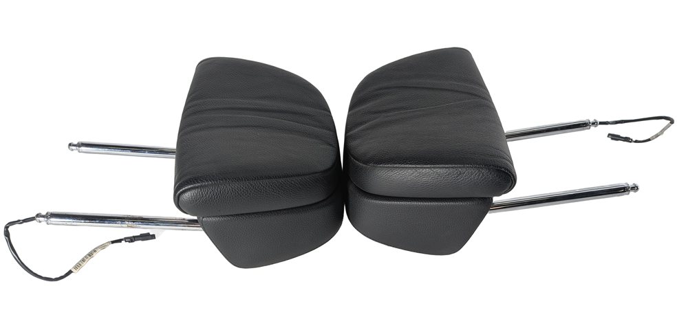 Thumbnail 8: 2011 BMW 535Xi F10 FRONT LEFT RIGHT ACTIVE SEAT HEAD REST HEADREST SET/2 (Black)