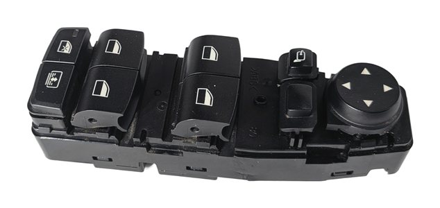 Thumbnail 4: 2010-2017 BMW 5 6 M5 M6 F10 F12 LEFT DRIVER MASTER WINDOW SWITCH w/ REAR SHADE