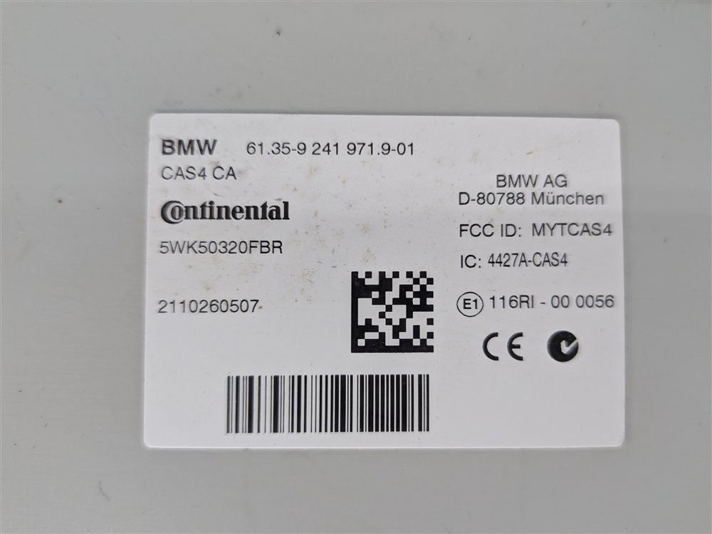 Thumbnail 5: 09-13 BMW 550i 650i 750i F10 4.4L N63 ECM DME CAS4 IMMOBILIZER MODULE KEY SET