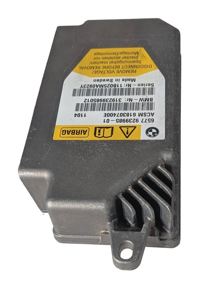 Thumbnail 4: 2011 BMW 528i 535i 550i (F10) MAIN PRIMARY SRS SAFETY RESTRAINT CONTROL MODULE
