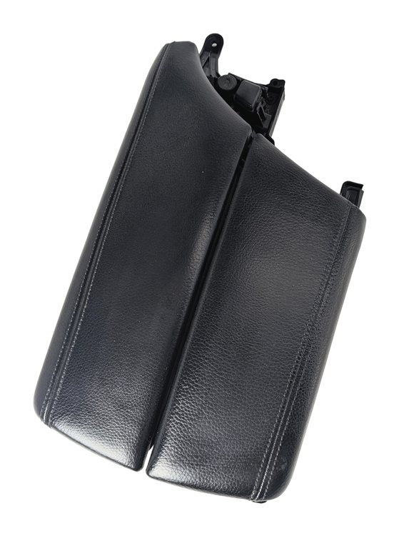 Thumbnail 2: 2011 BMW 528i 535i 550i (F10) FRONT CENTER CONSOLE ARM REST LID (Black)