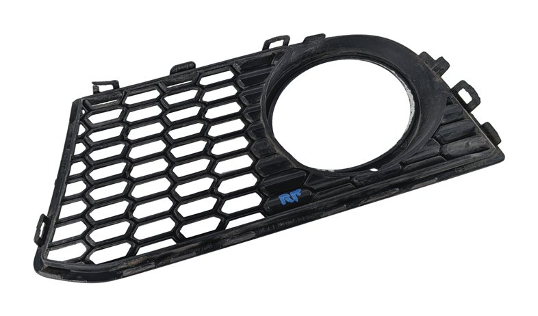 Thumbnail 4: 11-13 BMW 5 SERIES F10 FRONT LEFT/RIGHT LOWER BUMPER FOG GRILLE SET/2 (Black)