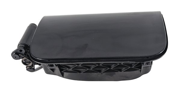 11-16 BMW 528i 535i 550i M5 (F10) GAS FILLER FUEL TANK DOOR w/HOUSING (Black)
